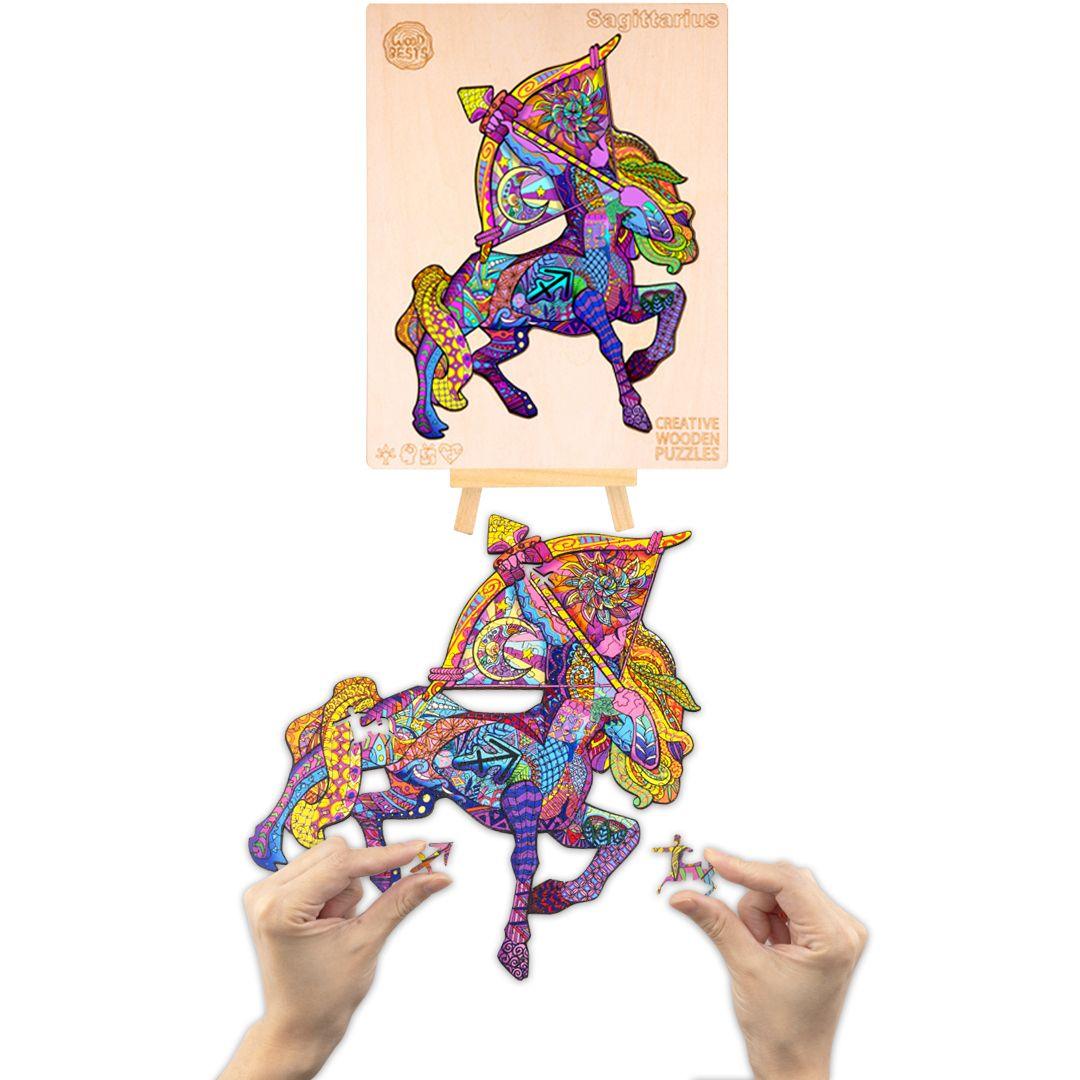 Constellation Sagittarius Wooden Jigsaw Puzzle