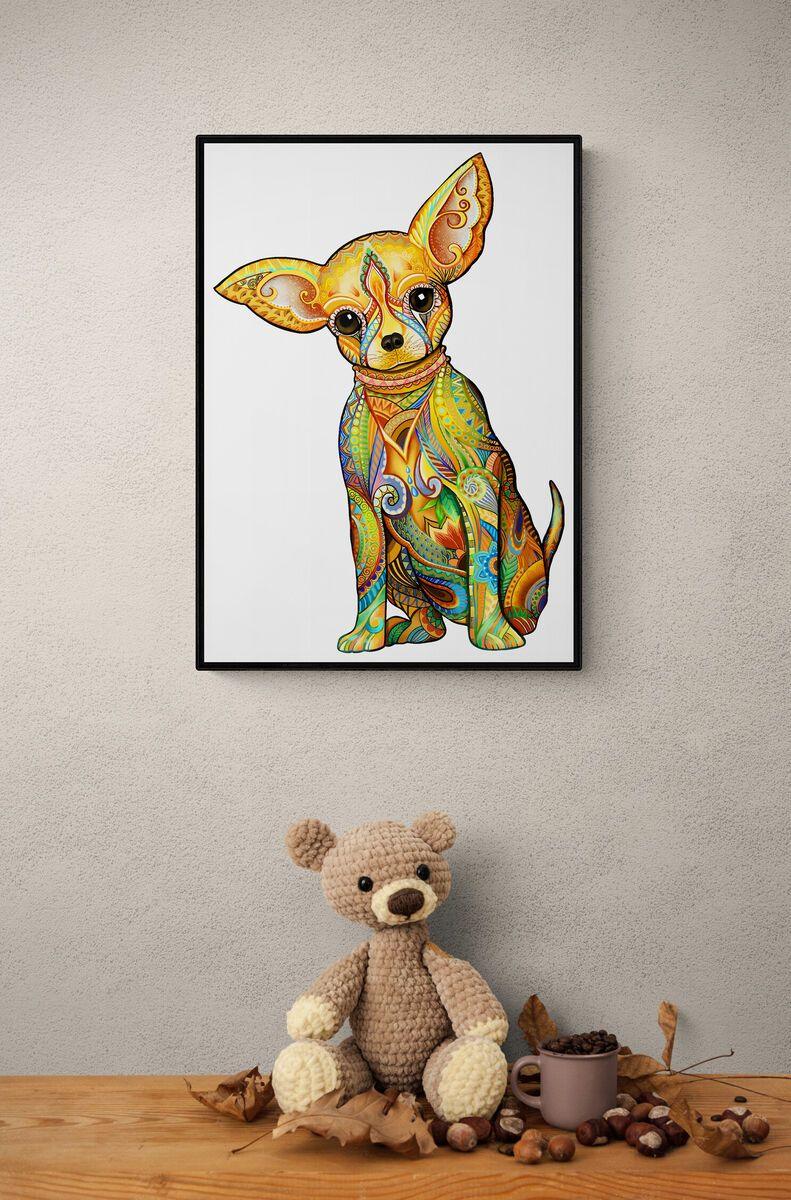 Chihuahua Wooden Jigsaw Puzzle