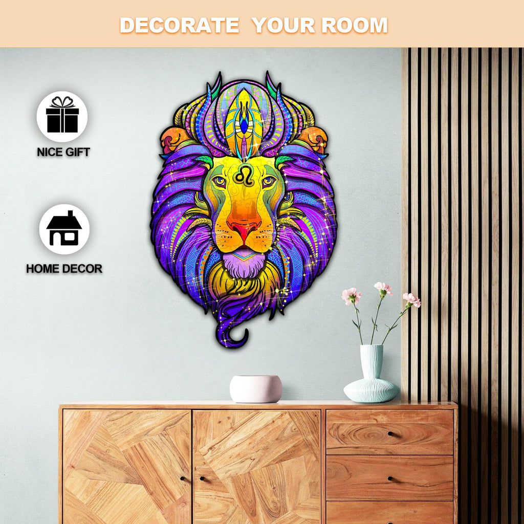 Constellation Leo Wooden Jigsaw Puzzle