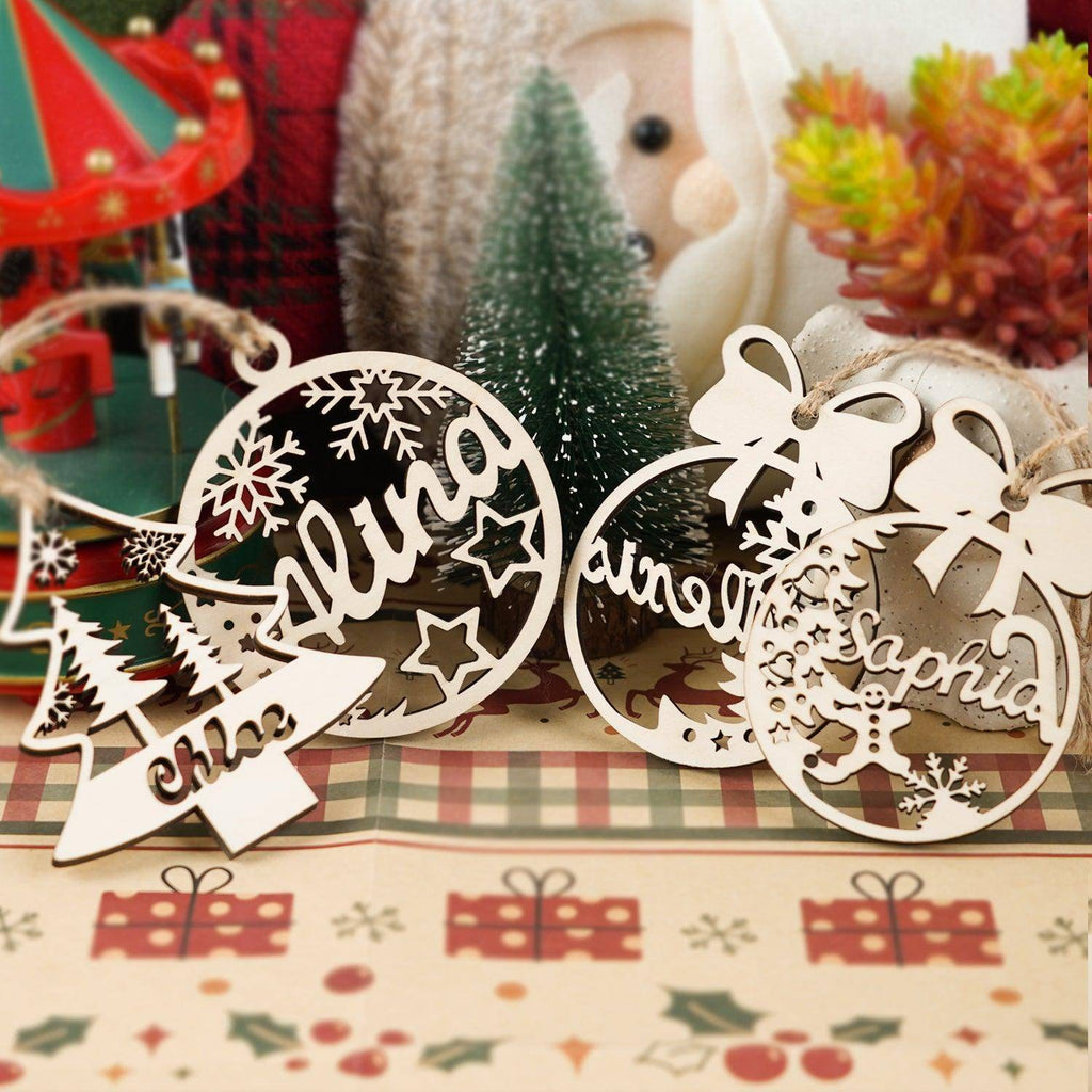 Personalized Christmas Name Ornament - Tree