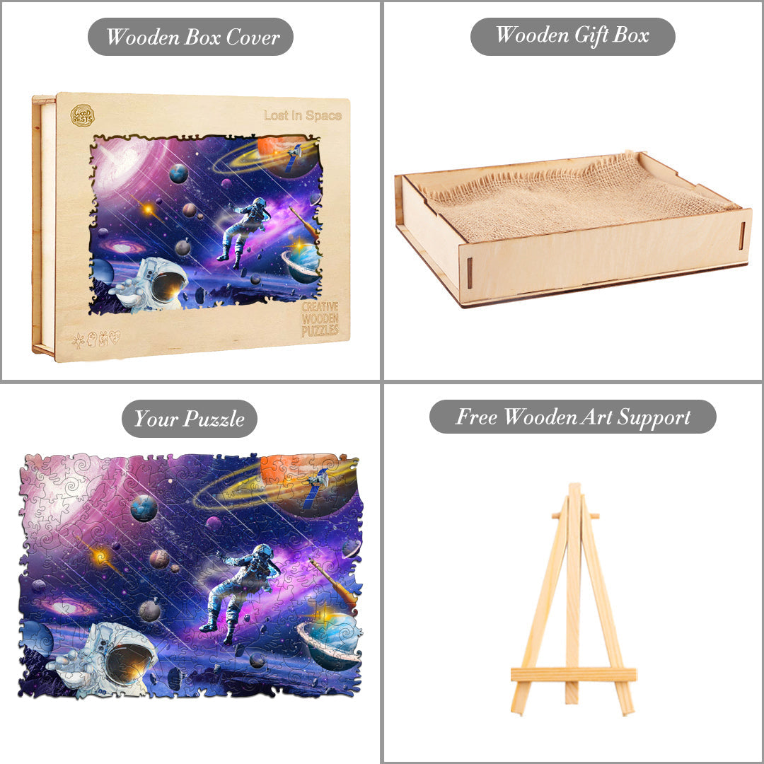 Space Exploration Wooden Jigsaw Puzzle