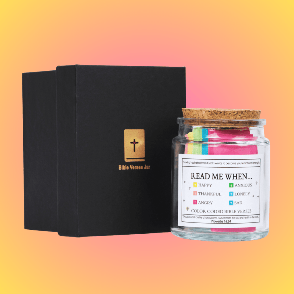 (FULL GIFTING SET) Handmade 90 Day Bible Jar