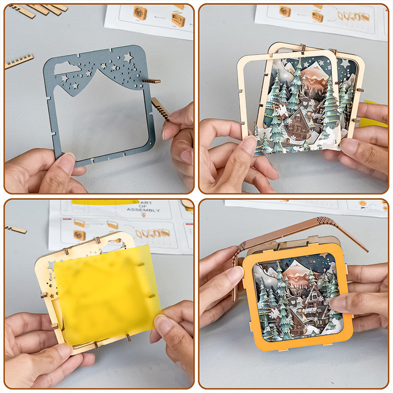 Random Different Styles of 3D Puzzle Night Light