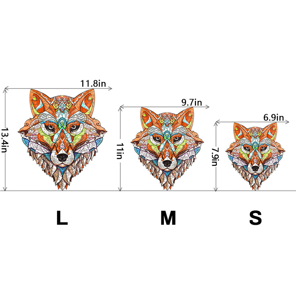 Sly Fox Wooden Jigsaw Puzzle