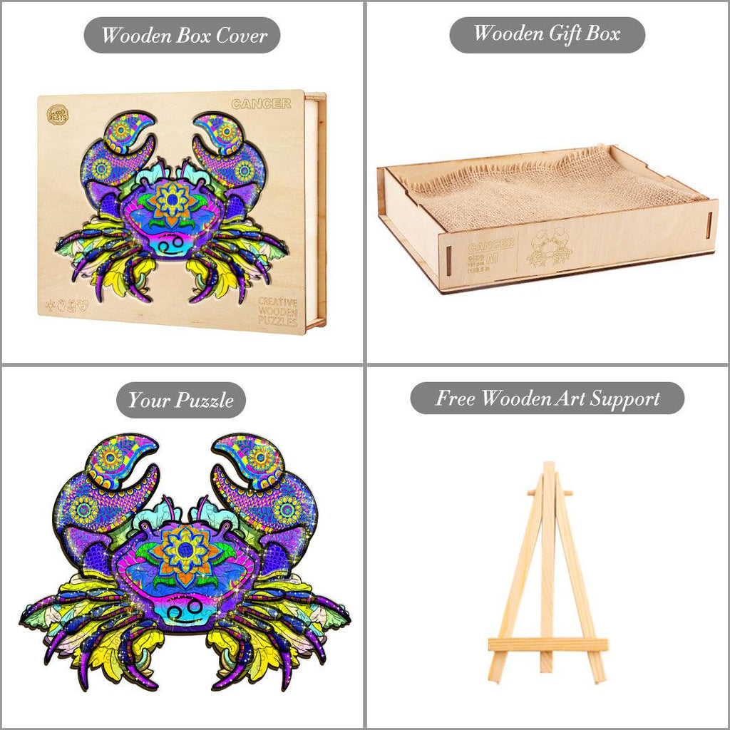 Constellation Cancer Wooden Jigsaw Puzzle