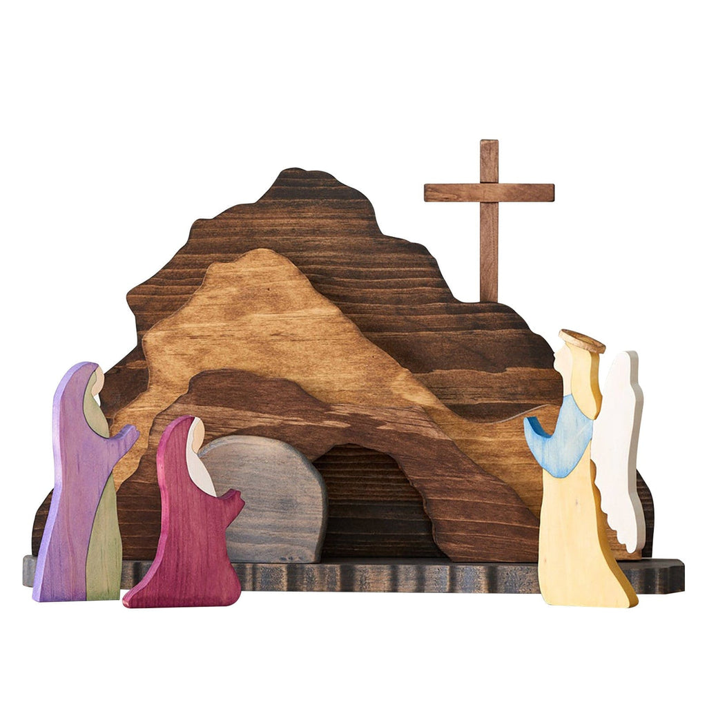 Natural Easter Jesus Display by Godisabove™