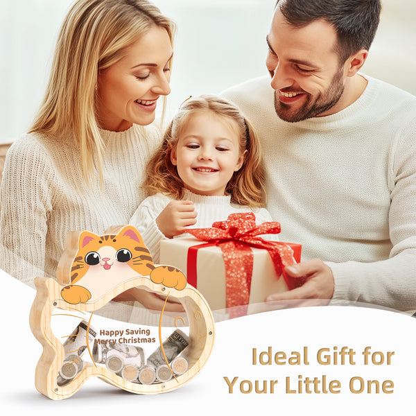 Customized Kitten Shaped Children's Piggy Bank