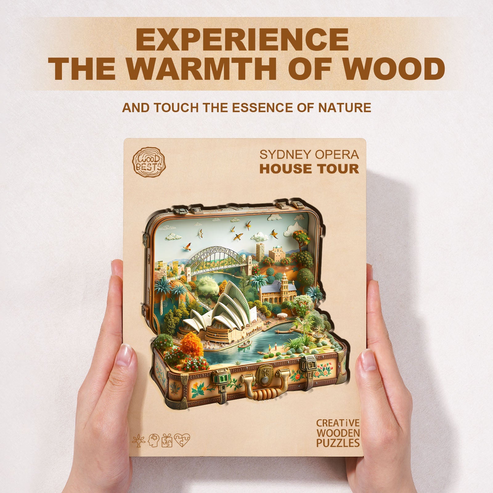 Sydney Opera House Tour Wooden Jigsaw Puzzle