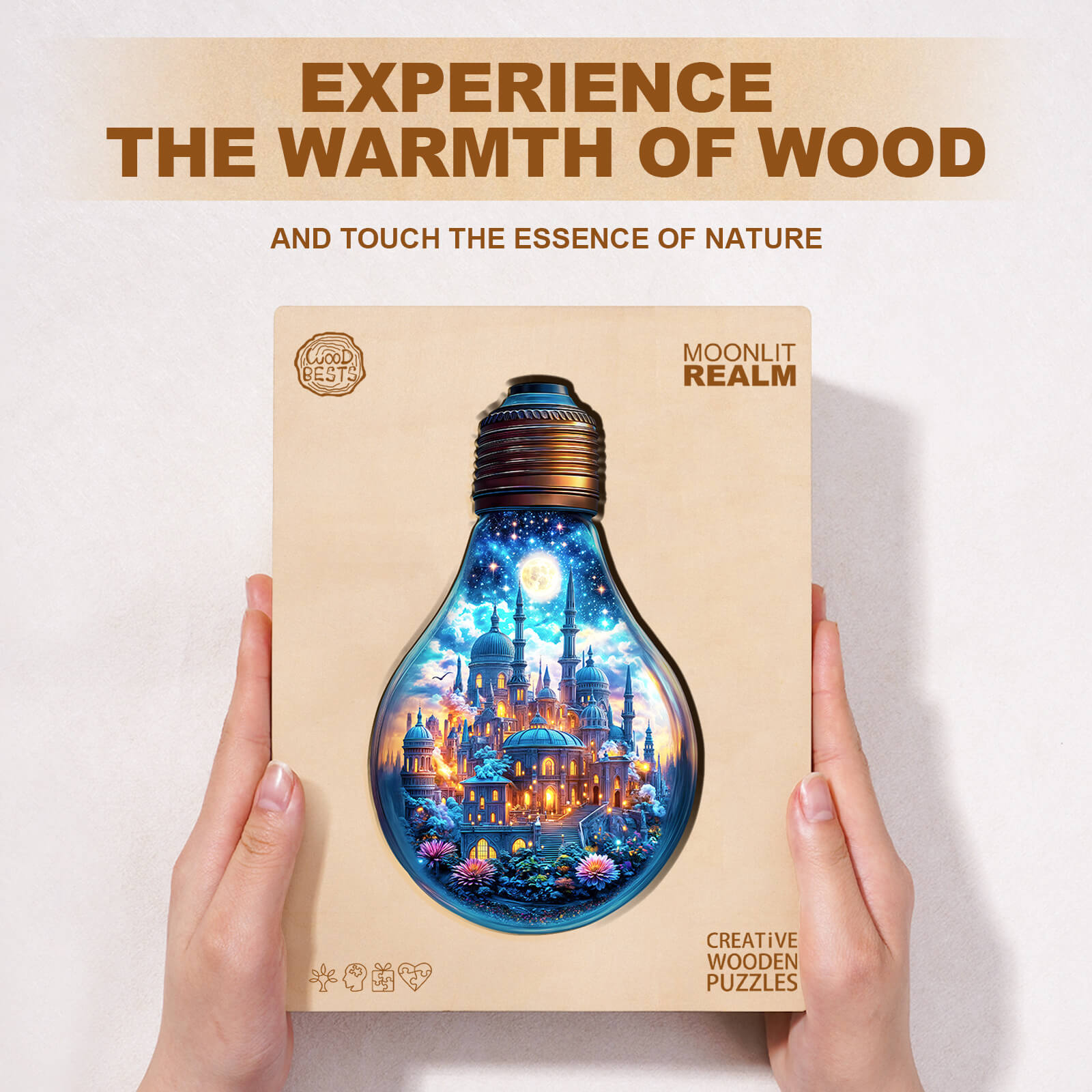 Moonlit Realm Wooden Jigsaw Puzzle
