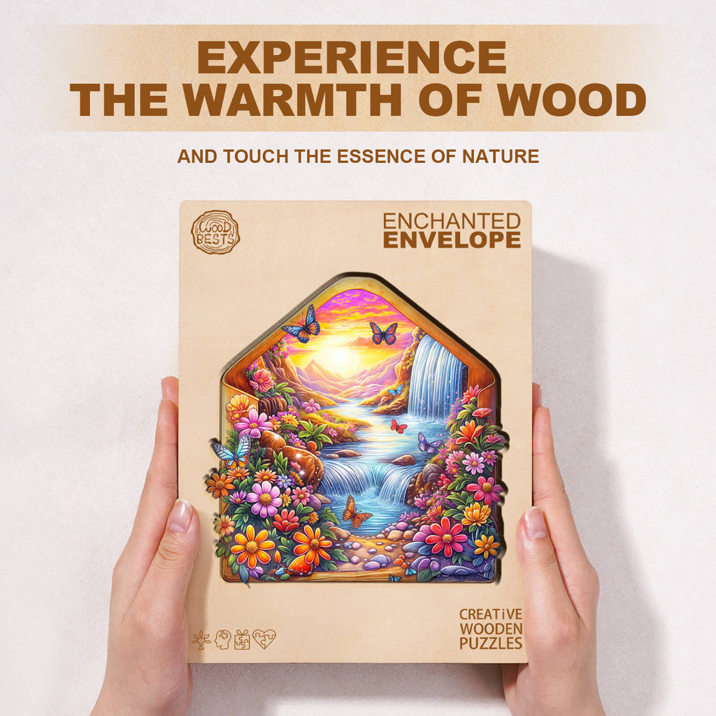 Enchanted Envelope Wooden Jigsaw Puzzle