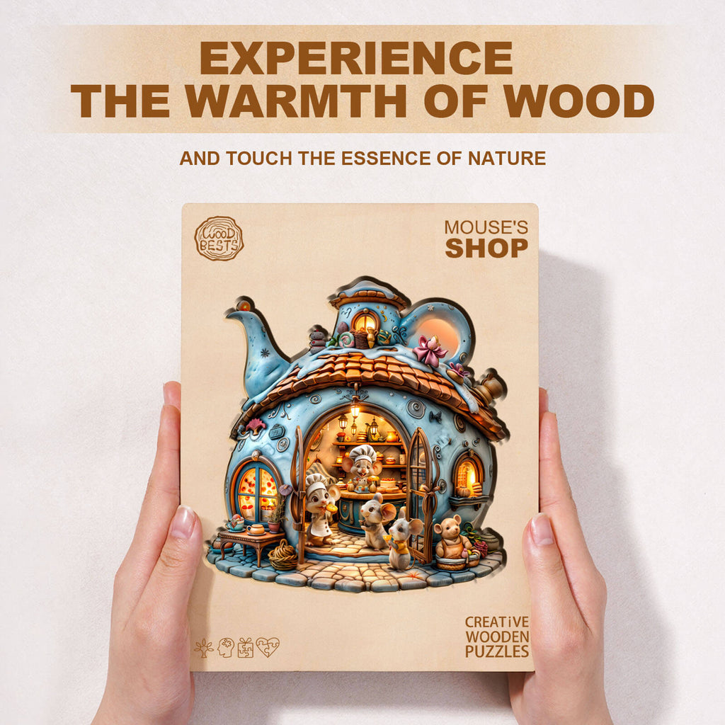 Mouse's Shop Wooden Jigsaw Puzzle