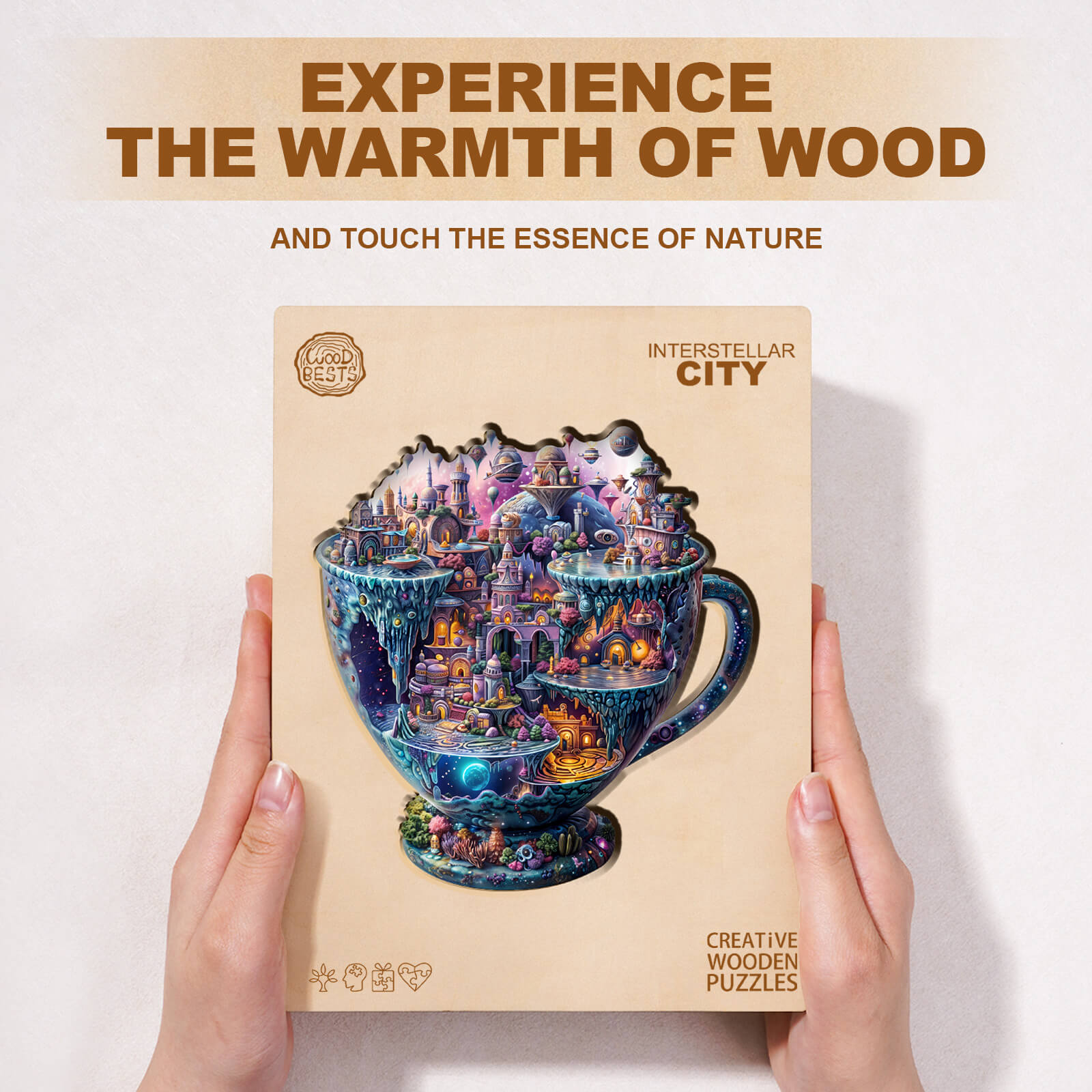 Interstellar City Wooden Jigsaw Puzzle