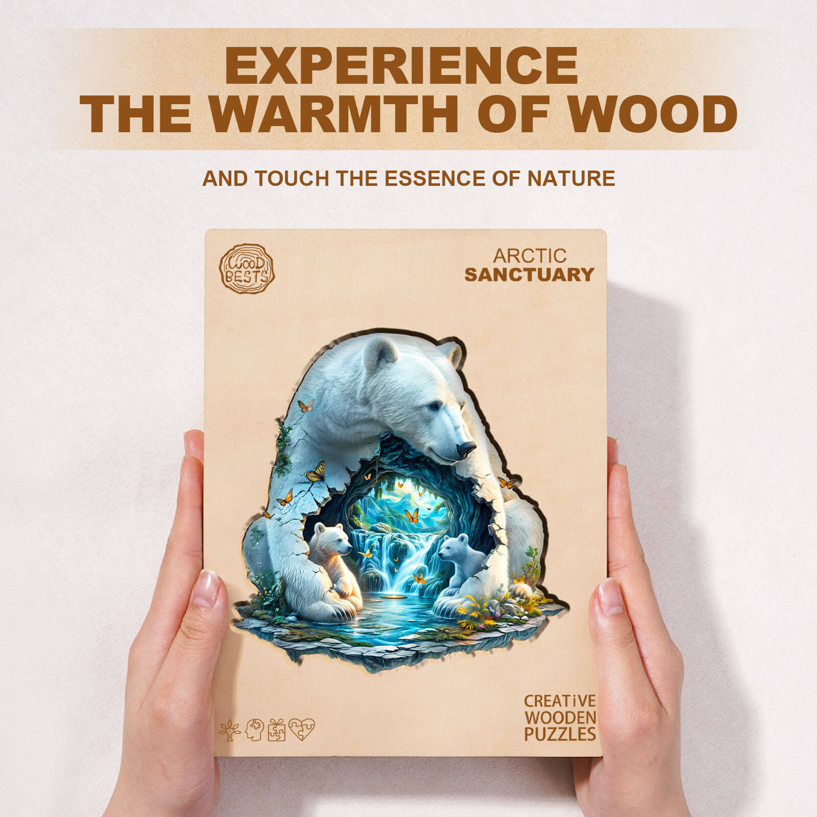 Arctic Sanctuary Wooden Jigsaw Puzzle