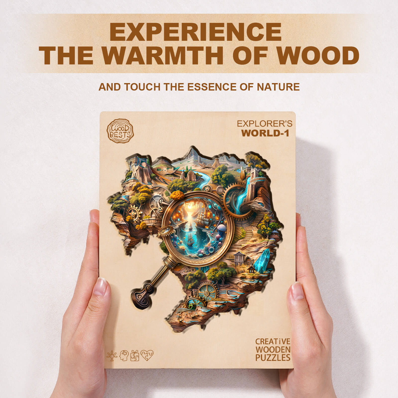 Explorer's World-1 Wooden Jigsaw Puzzle