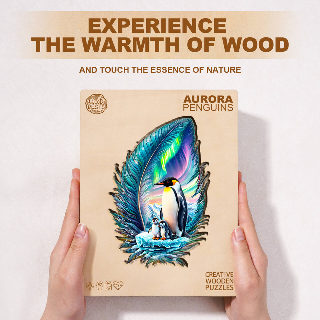 Aurora penguins Jigsaw Puzzle