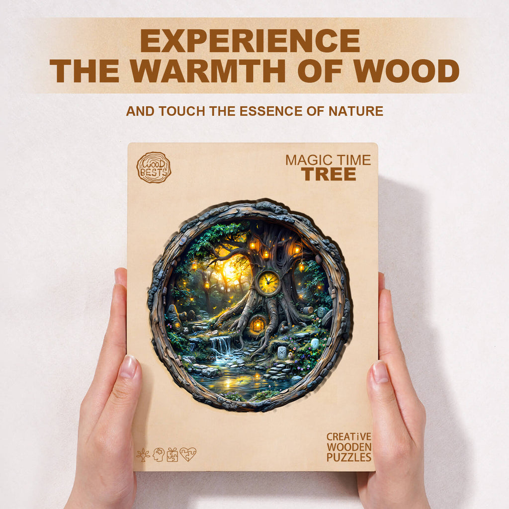 Magic time tree Wooden Jigsaw Puzzle
