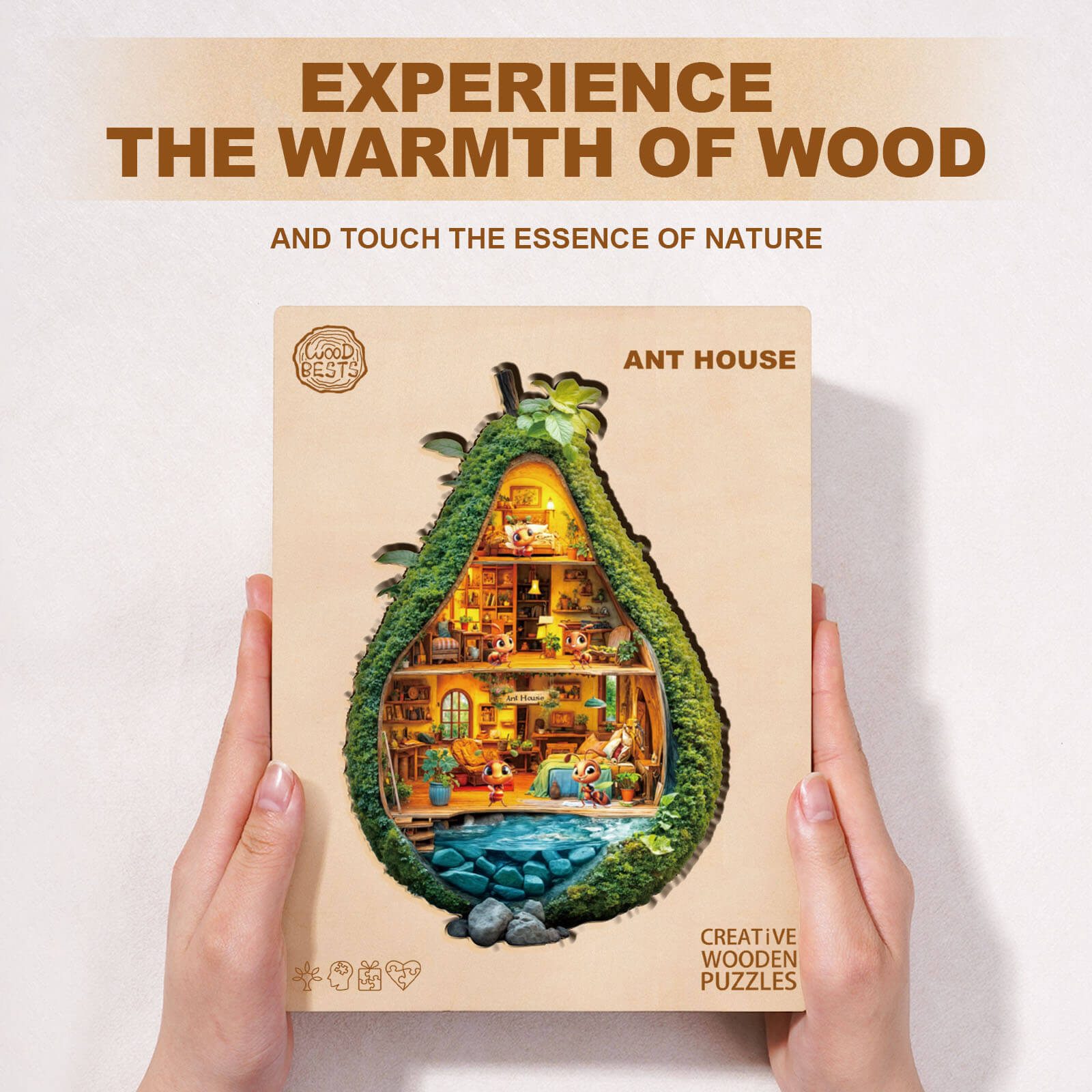 Ant House Wooden Jigsaw Puzzle
