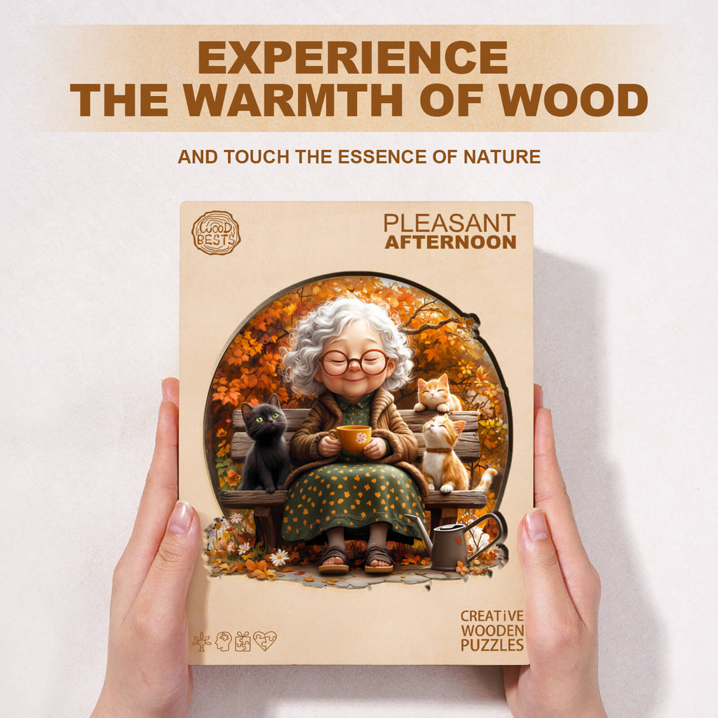 Pleasant afternoon  Wooden Jigsaw Puzzle