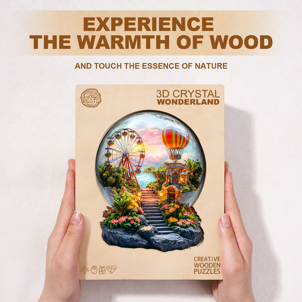 3D Crystal Wonderland  Wooden Jigsaw Puzzle