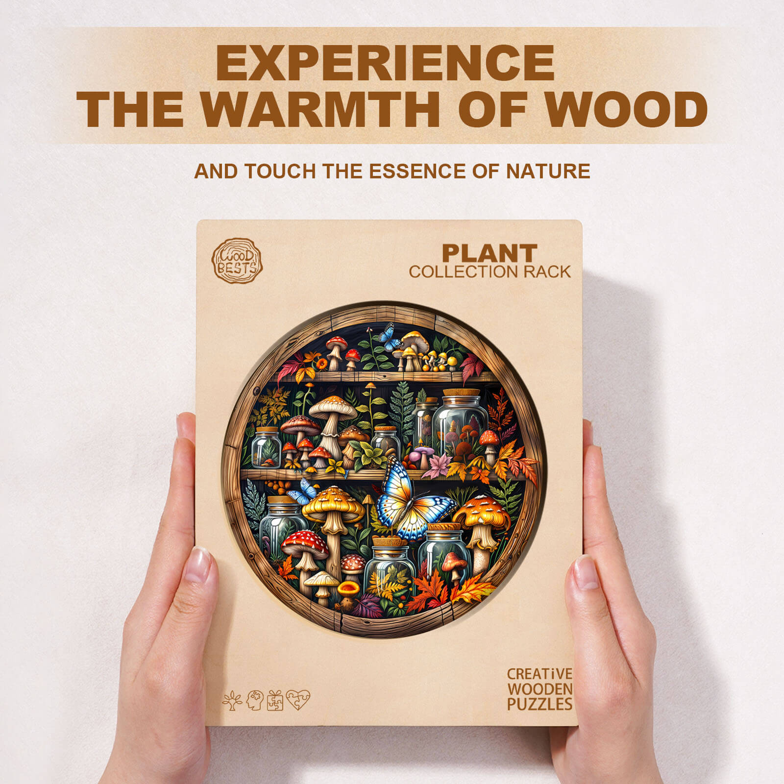 Plant collection rack Wooden Jigsaw Puzzle