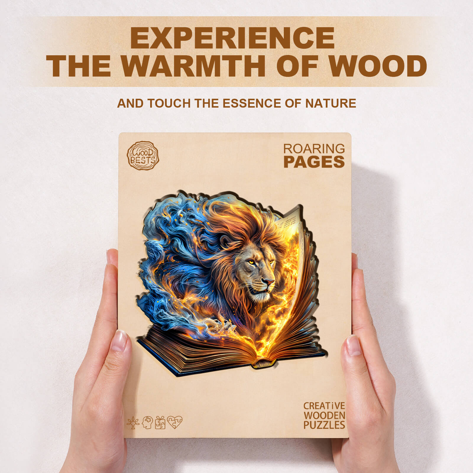 Roaring Pages Wooden Jigsaw Puzzle
