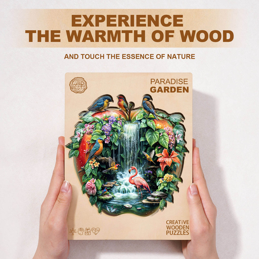 Paradise Garden Wooden Jigsaw Puzzle