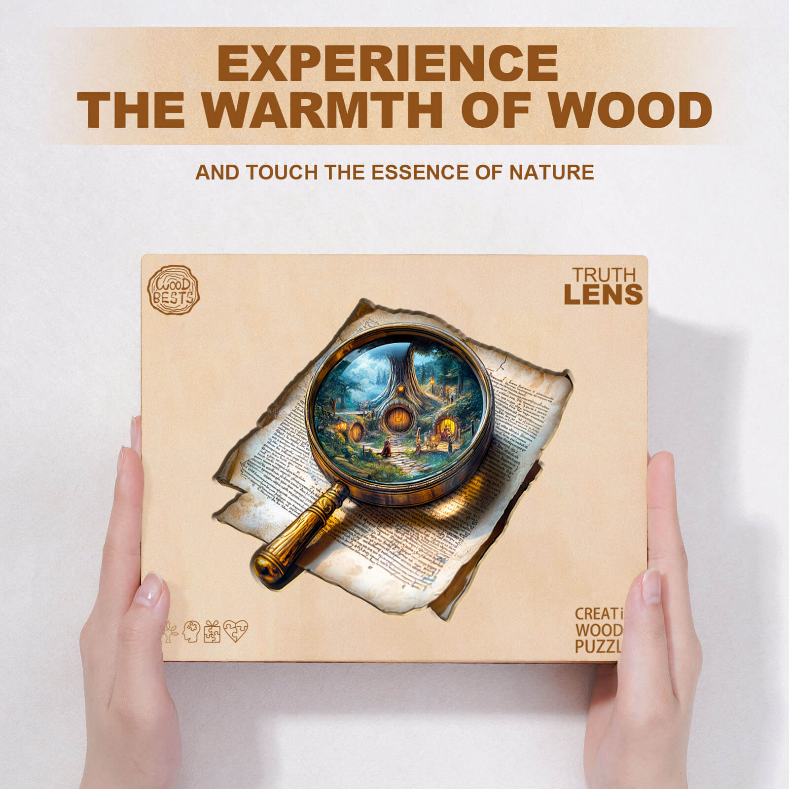 Truth Lens Wooden Jigsaw Puzzle
