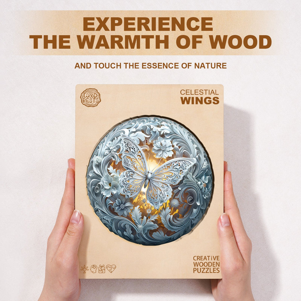 Celestial Wings Wooden Jigsaw Puzzle