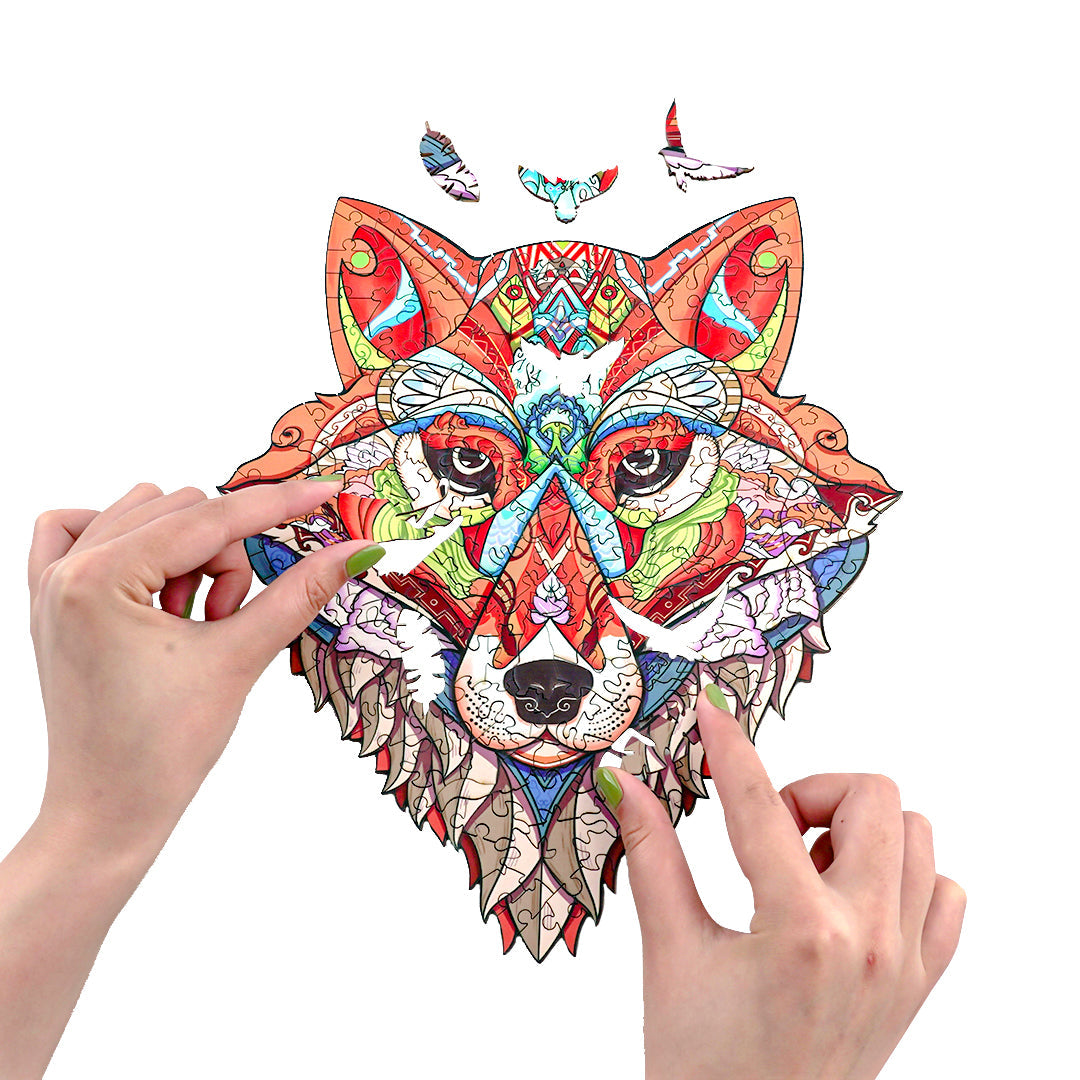 Sly Fox Wooden Jigsaw Puzzle