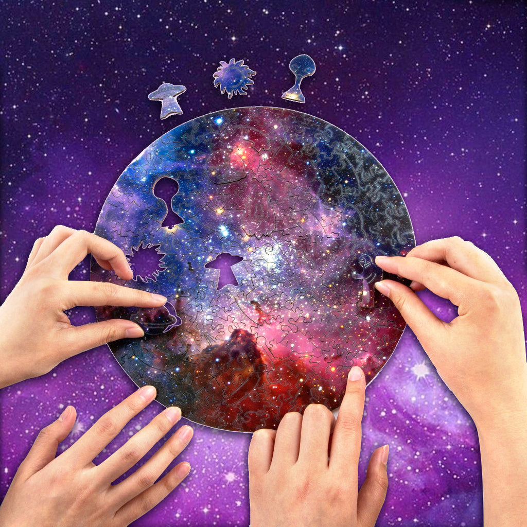 Fascinating Nebula Wooden Jigsaw Puzzle