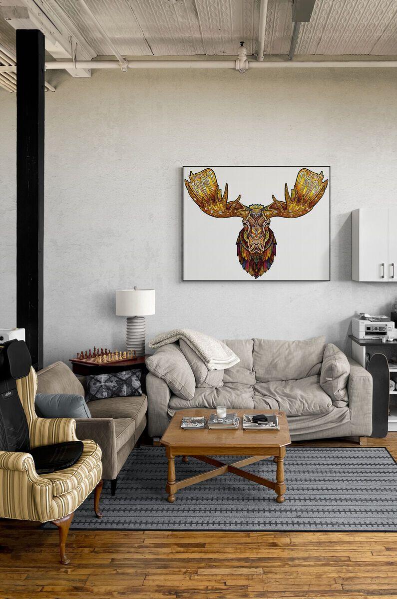 Majestic Moose Wooden Jigsaw Puzzle