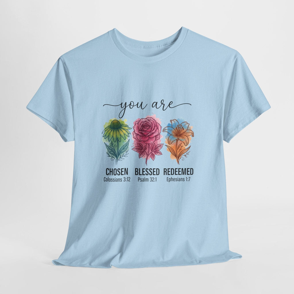 CHOSEN BLESSED REDEEMED TEE