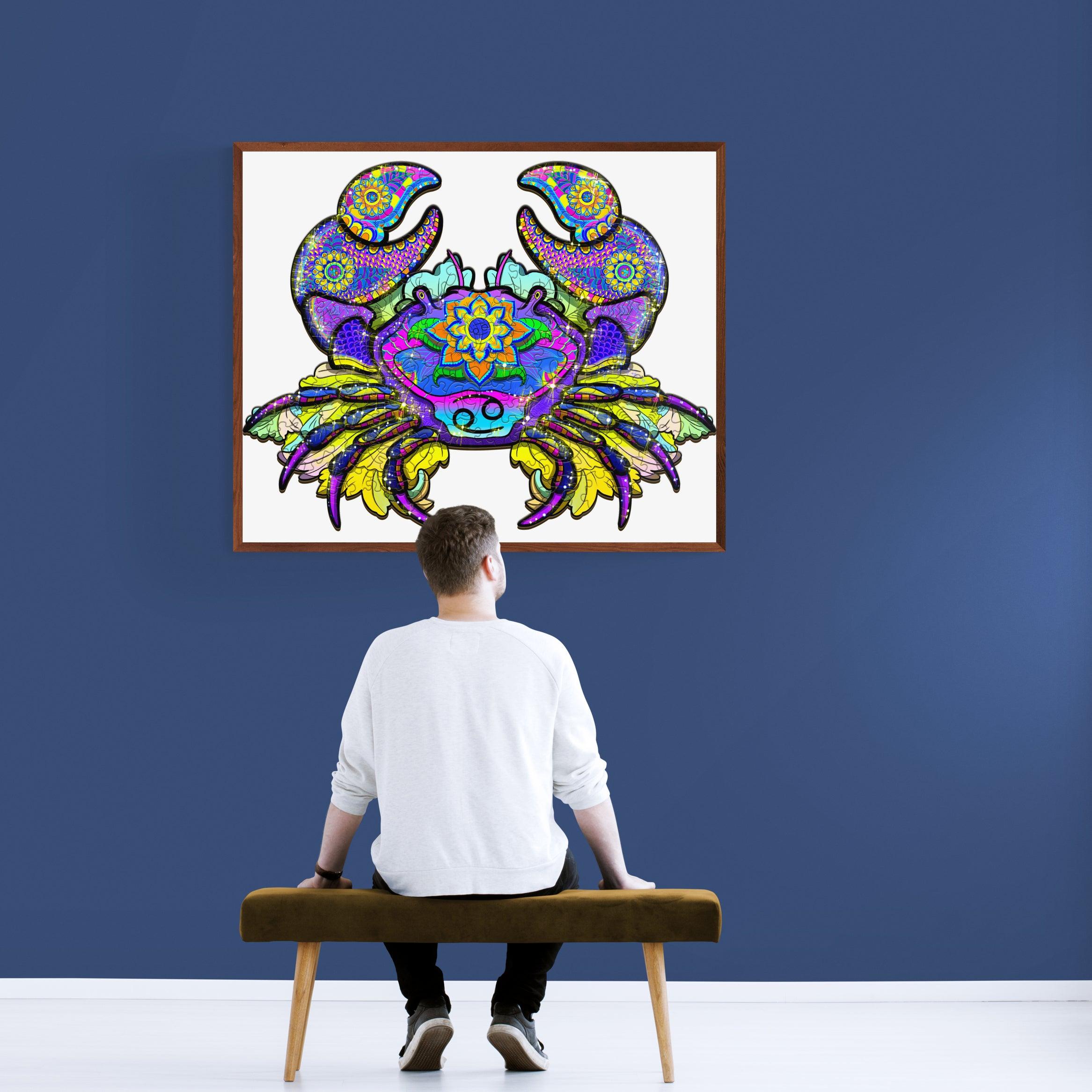 Constellation Cancer Wooden Jigsaw Puzzle