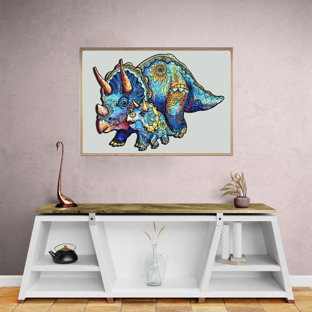 Triceratops Wooden Jigsaw Puzzle