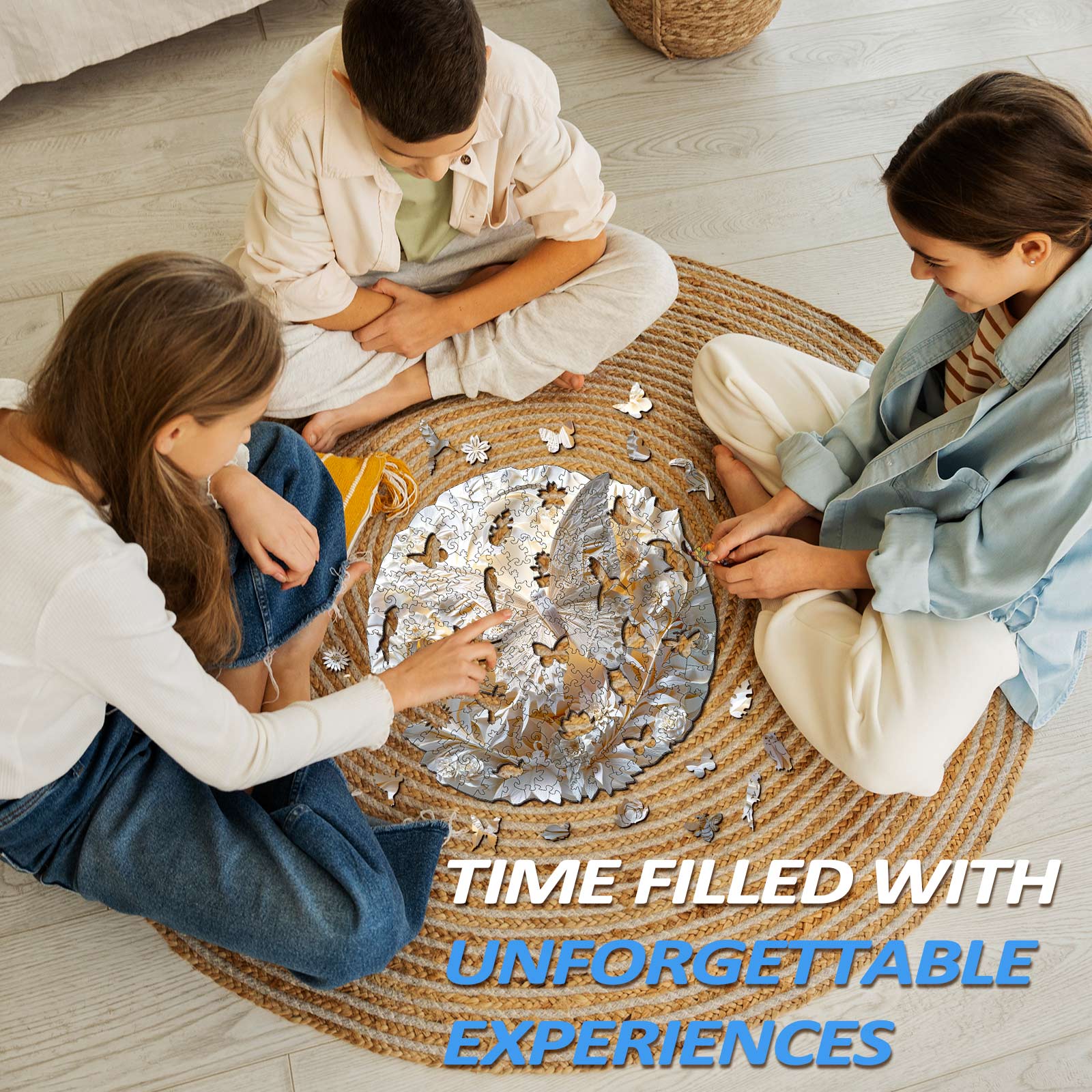 Paper Butterfly Wooden Jigsaw Puzzle