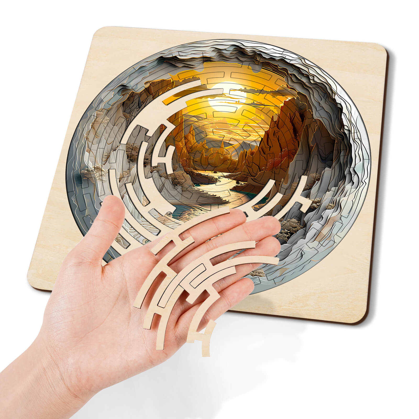 Maze Puzzles—Golden River