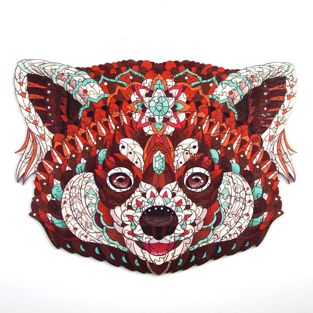 Clever Raccoon Wooden Jigsaw Puzzle