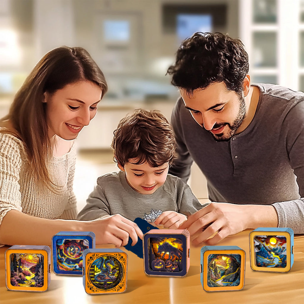 Forest Sunset Kit - 3D Wooden Puzzle Night Light