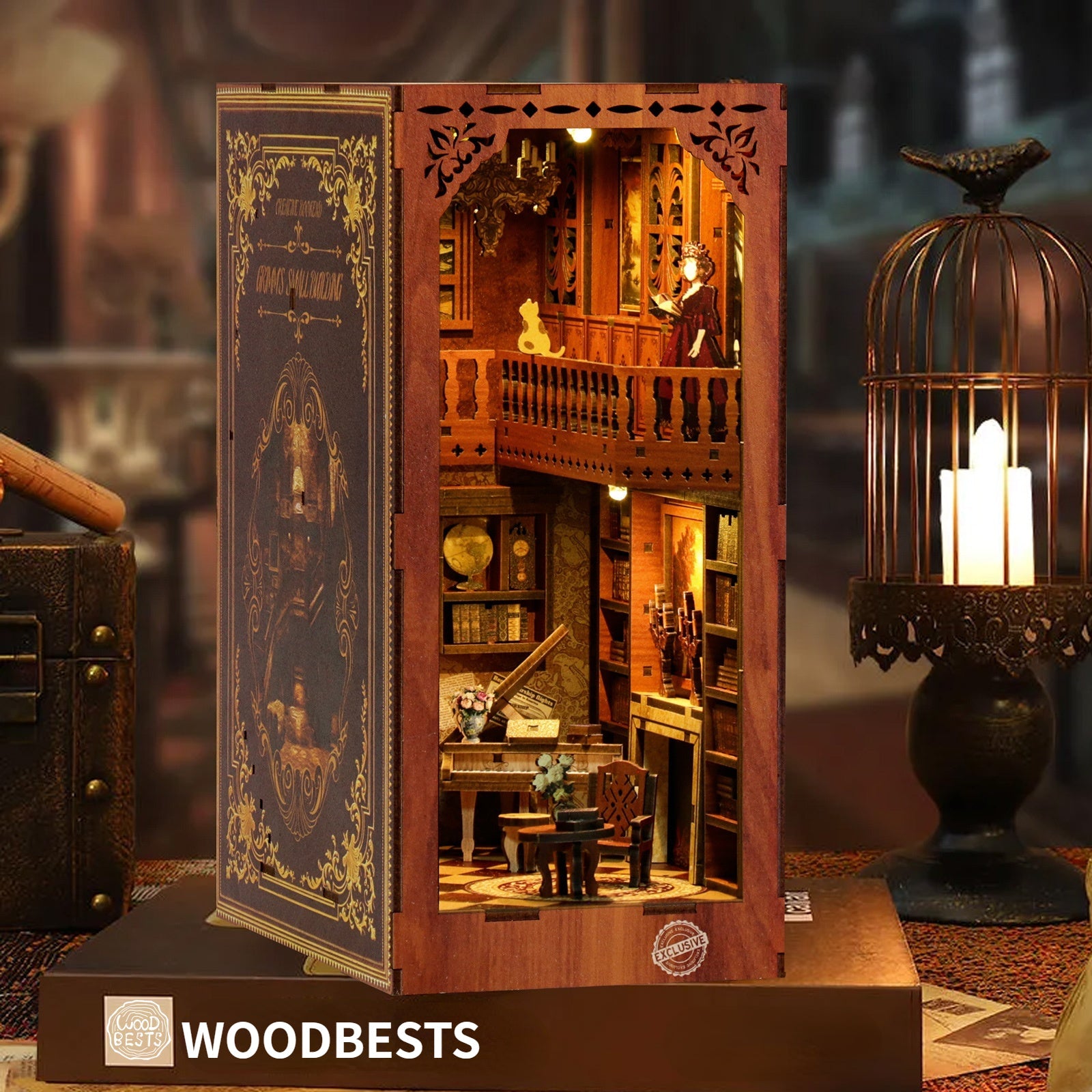 Random Different Styles of Book Nook Kit