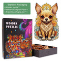 Cute Chihuahua-2 Wooden Jigsaw Puzzle