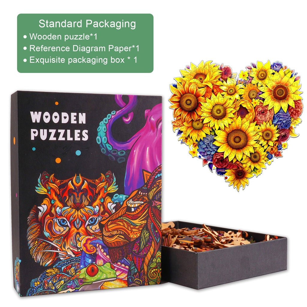 Sunflowers-2 Wooden Jigsaw Puzzle