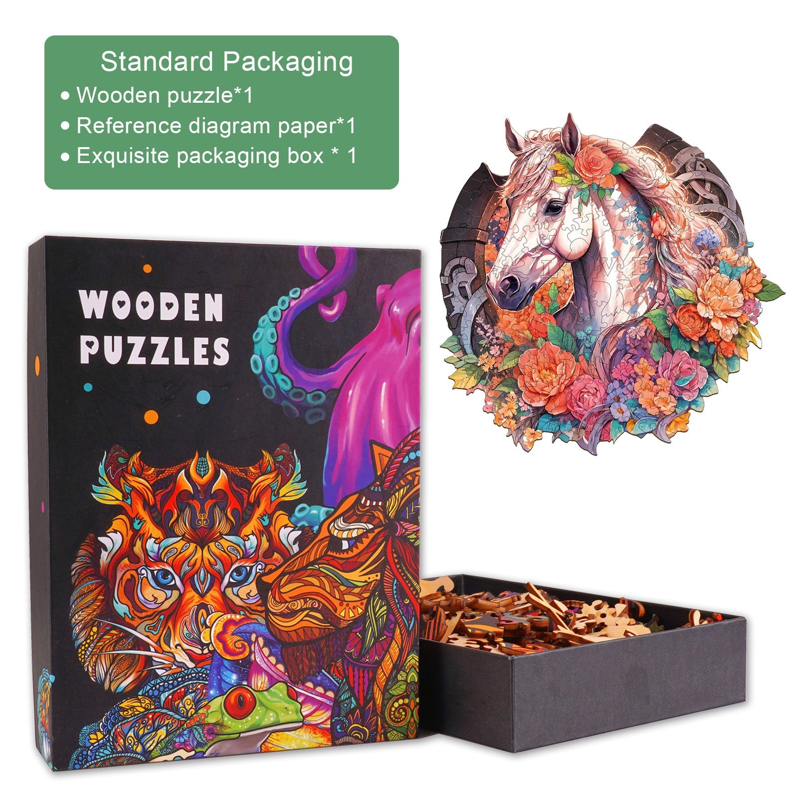 The Loyal Horseshoe Wooden Jigsaw Puzzle