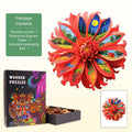 Oil On Chrysanthemum Wooden Jigsaw Puzzle