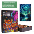 Night Aurora-2 wooden jigsaw puzzle with vibrant artwork and packaging, perfect for enhancing focus and cognitive skills.