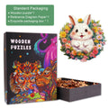 Fluffy Rabbit Wooden Jigsaw Puzzle