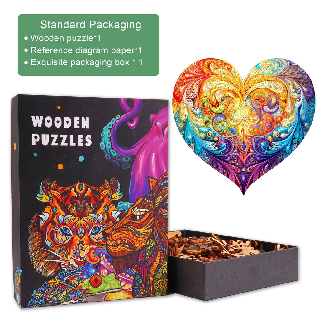 Sweet Heart Wooden Jigsaw Puzzle