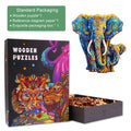 Elephant Family-2 Wooden Jigsaw Puzzle