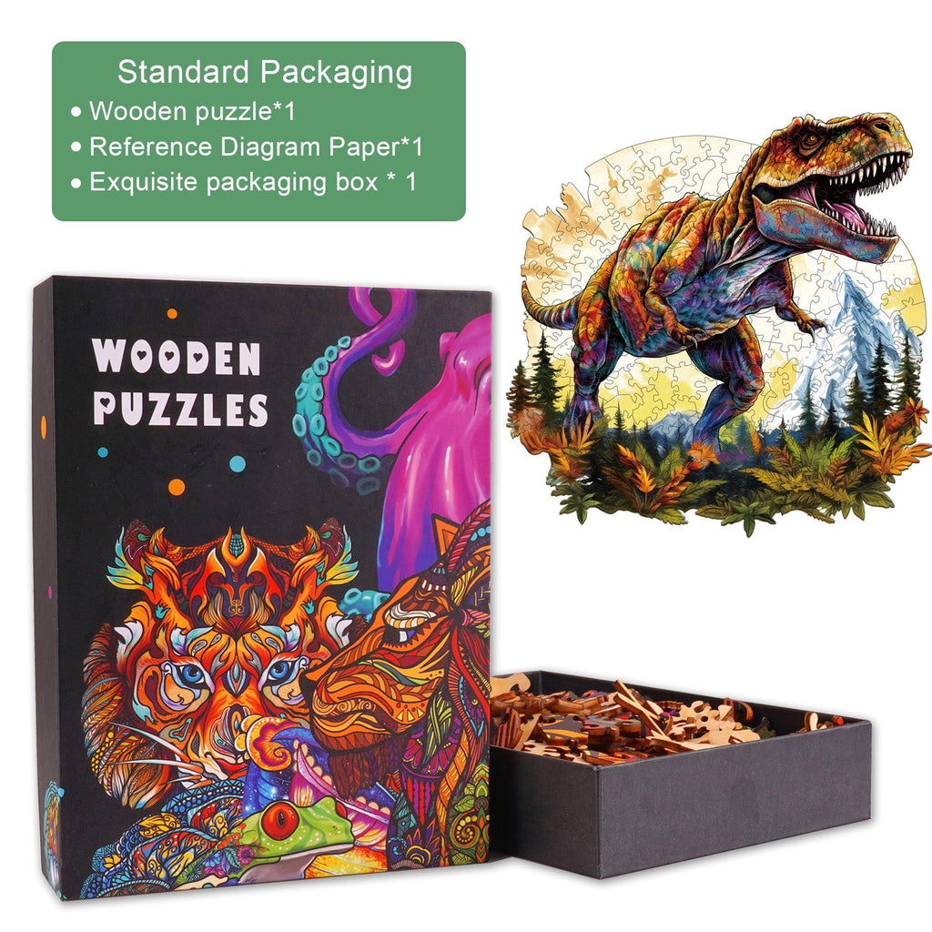 T-rex Wooden Jigsaw Puzzle