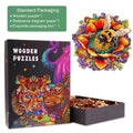 Bee and the Flower Wooden Jigsaw Puzzle in standard packaging with vibrant artwork and components.