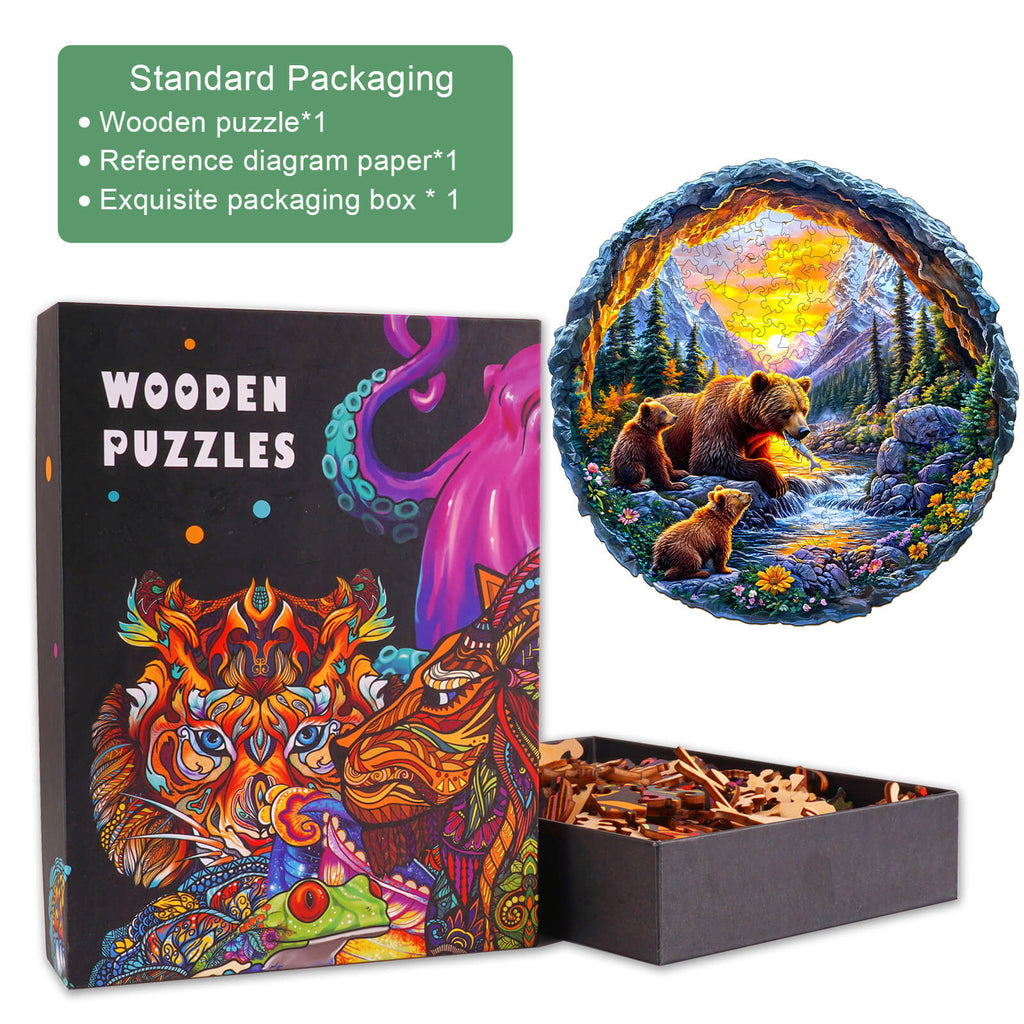 3D Mama’s Love Wooden Jigsaw Puzzle